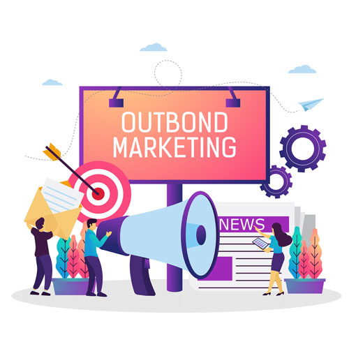 outbound marketing graphic
