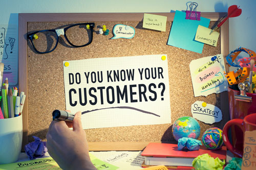 Do you know your customers question in office, business relationships, customer satisfaction, quality, audience control, loyalty, targeting clients, marketing, advertising concept background.