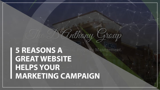 5 Reasons A Great Website Helps Your Marketing Campaign